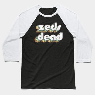 Zeds Dead / Rainbow Vintage Baseball T-Shirt